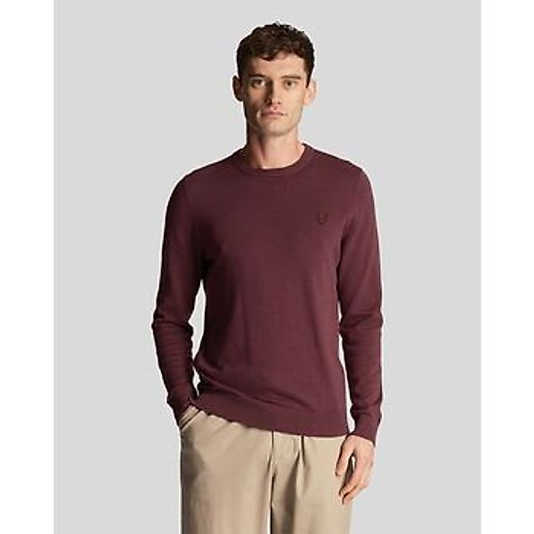 Lyle & Scott  Pullover KN821TON CREW NECK-Z562 BURGUNDY günstig online kaufen