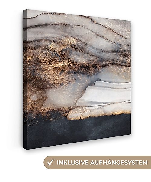 OneMillionCanvasses® Leinwandbild Sturm - Gold - günstig online kaufen
