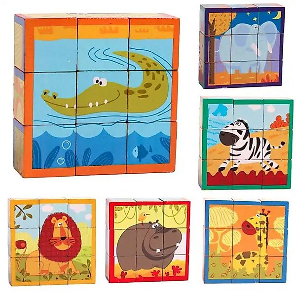 Little Lorien Würfelpuzzle Würfelpuzzle Holzspielzeug Puzzleteile günstig online kaufen