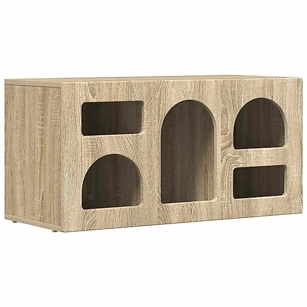 vidaXL TV-Schränk Sonoma-Eiche 80 x 35 x 40 cm Holzwerkstoff 891276 günstig online kaufen