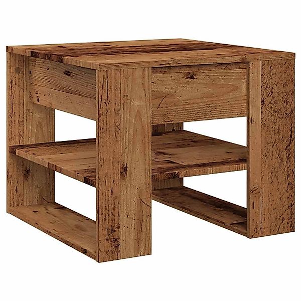 vidaXL Couchtisch Altholz-Optik 55,5x55x45 cm Holzwerkstoff 856818 günstig online kaufen