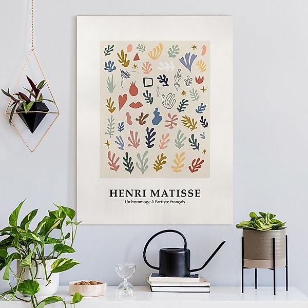 Leinwandbild Matisse Hommage günstig online kaufen