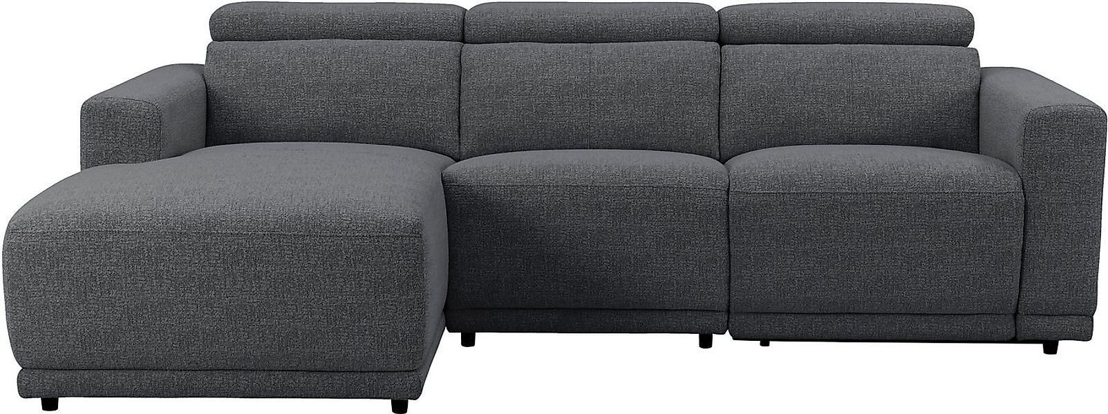 OTTO home Ecksofa LEOON L-Form, 255 cm - elektr. Relaxfunktion, mit USB A/C günstig online kaufen