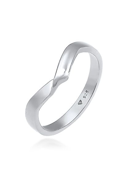 Elli Fingerring Gedreht Bandring Trend Basic günstig online kaufen