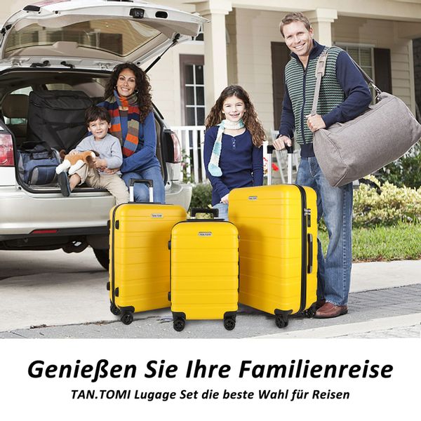 TAN.TOMI Handgepäckkoffer S/M/L/Set Koffer Hartschale Leicht günstig online kaufen
