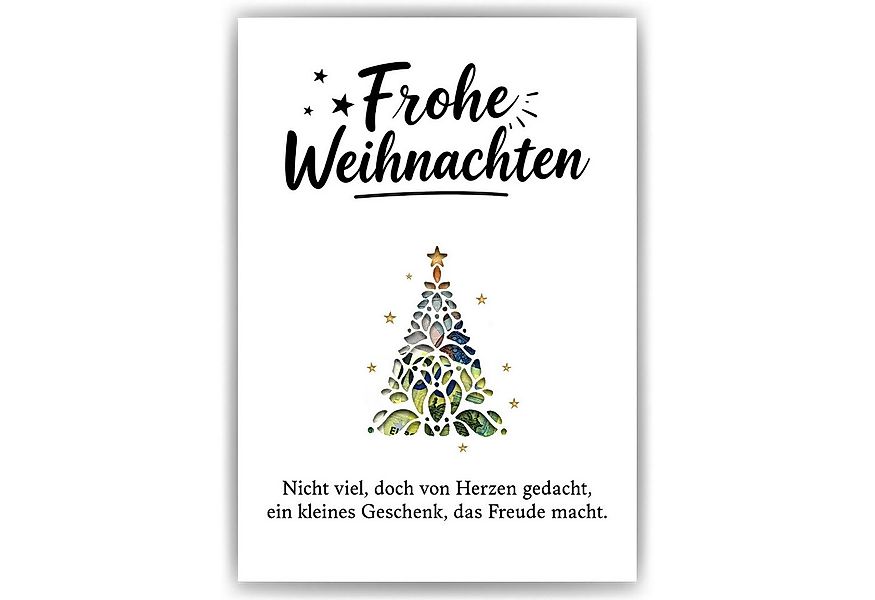 Tigerlino Poster Weihnachten Geldgeschenk Karte Weihnachtsgeschenk Wunscher günstig online kaufen