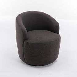 i@home Polsterstuhl Drehbarer Lounge-Sessel aus Teddy-Stoff, günstig online kaufen