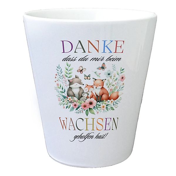 speecheese Blumentopf Waldtiere Blumentopf mit Spruch günstig online kaufen