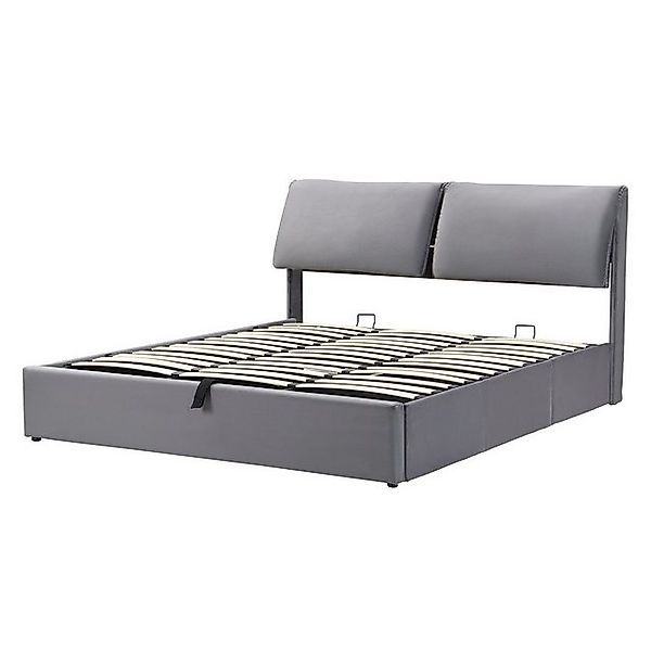 Gotagee Polsterbett Doppelbett 180x200cm hydraulisches Jugendbett Flaches B günstig online kaufen