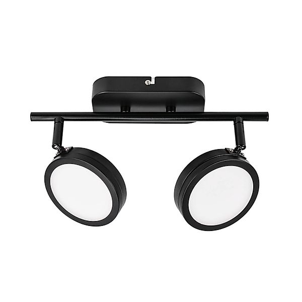 Lindby Strahler Neros 9951085 Modern in Schwarz aus Metall 2-flammig GX53 W günstig online kaufen