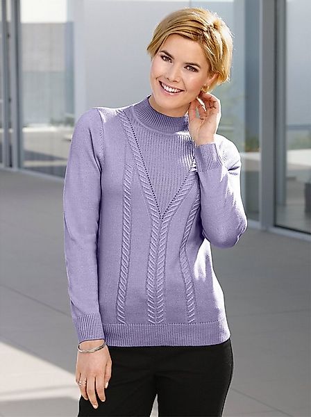 Casual Looks Stehkragenpullover "Pullover" günstig online kaufen