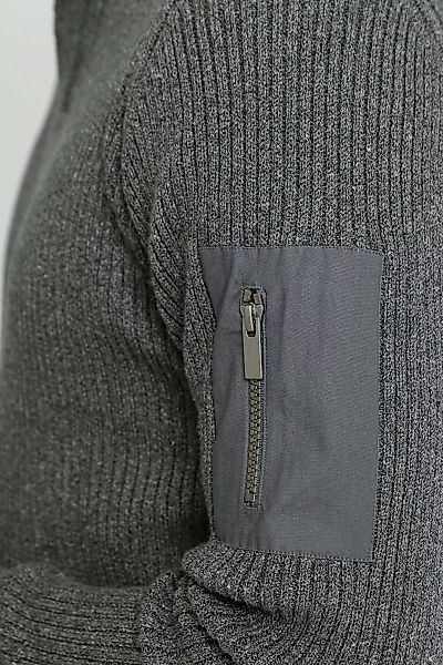 Suitable Mou Half Zip Pullover Anthrazit - Größe L günstig online kaufen