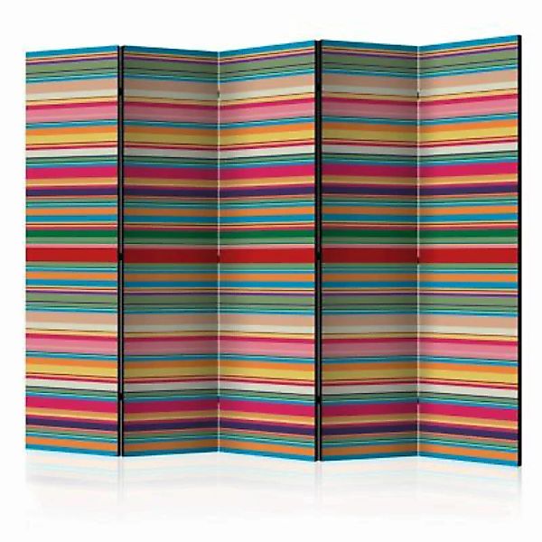 artgeist Paravent Subdued stripes II [Room Dividers] mehrfarbig Gr. 225 x 1 günstig online kaufen