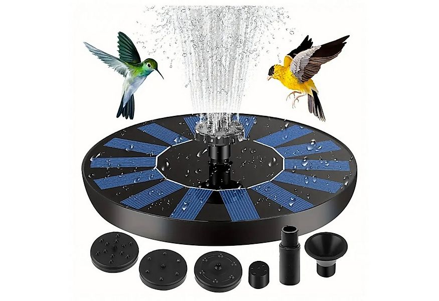 Realb2b Gartenbrunnen, 16 cm Breite, (Solar Gartenbrunnen Set schwimmend mi günstig online kaufen