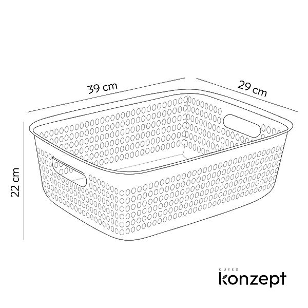 KONZEPT Stapelbox Aufbewahrungsbox 3er Set Aufbewahrungskorb günstig online kaufen