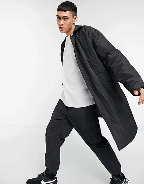 ASOS DESIGN – Oversize-Trenchcoat in Schwarz günstig online kaufen