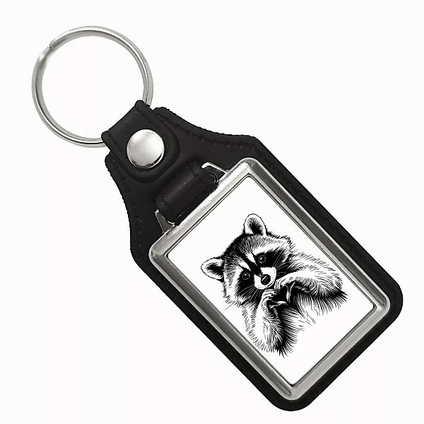speecheese Schlüsselanhänger Waschbär zeigt Herz Schlüsselanhänger günstig online kaufen
