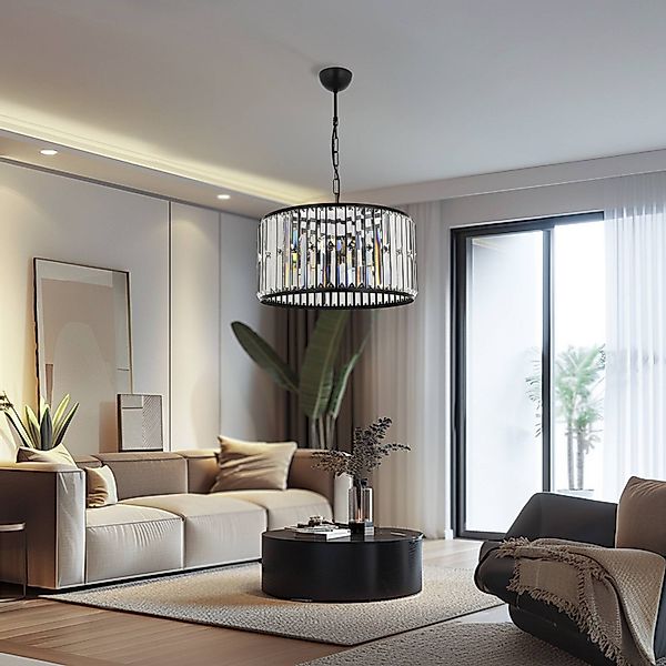 Hängeleuchte AV-1667-3BSY mit Kristallglasstäben günstig online kaufen