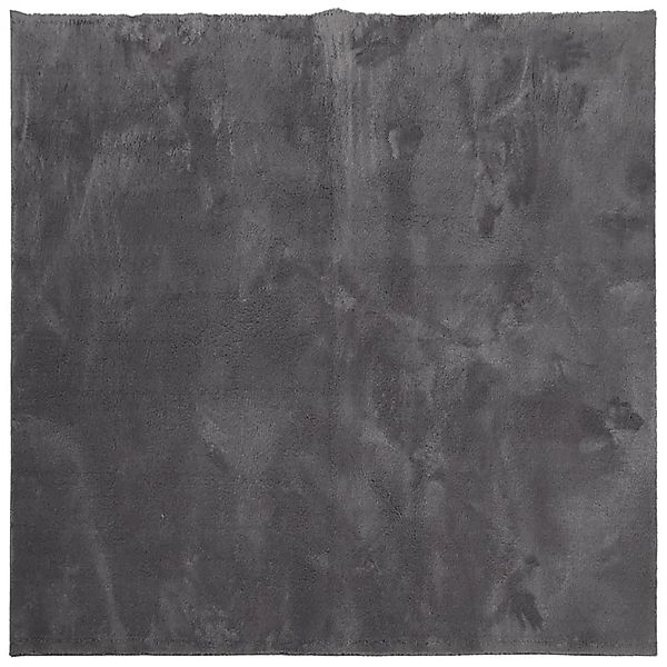 vidaXL Teppich HUARTE Kurzflor Weich und Waschbar Anthrazit 200x200 cm 3750 günstig online kaufen