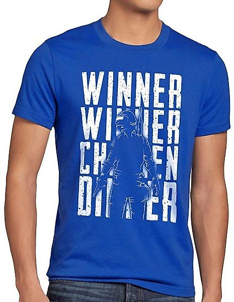 style3 T-Shirt Herren T-Shirt Winner Winner Chicken Dinner pvp multiplayer günstig online kaufen