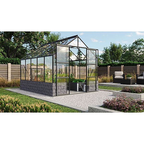 Vitavia Gewächshaus Cassandra 8300 Schwarz 8,3 m² günstig online kaufen