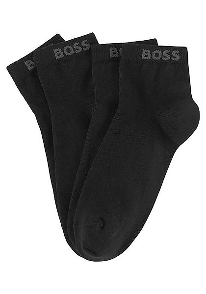 BOSS Sneakersocken (Set, 2-Paar) mit eingenähtem Markenschriftzug günstig online kaufen