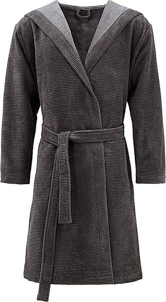 Erwin Müller Bademantel Unisex-Bademantel "Schwanau", Kurzform, mit Kapuze, günstig online kaufen