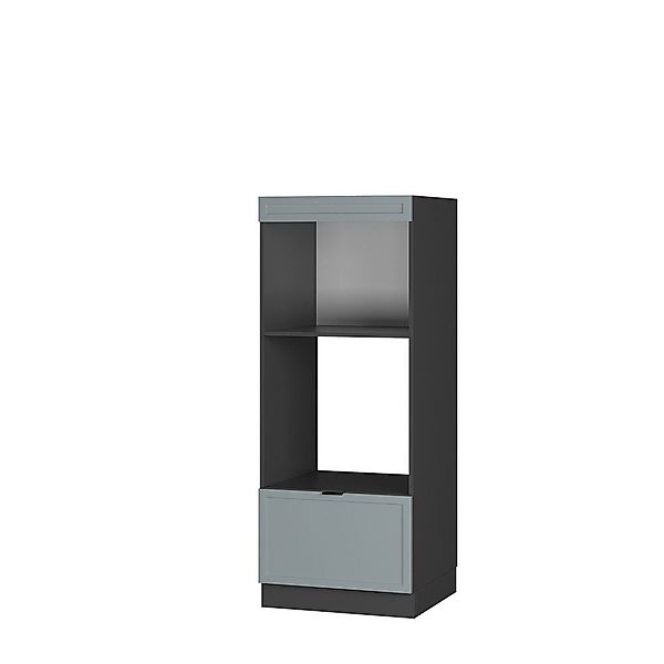 Vicco Mikrowellenumbauschrank Fame-Line, Hellblau-grau/Anthrazit, 60 cm günstig online kaufen