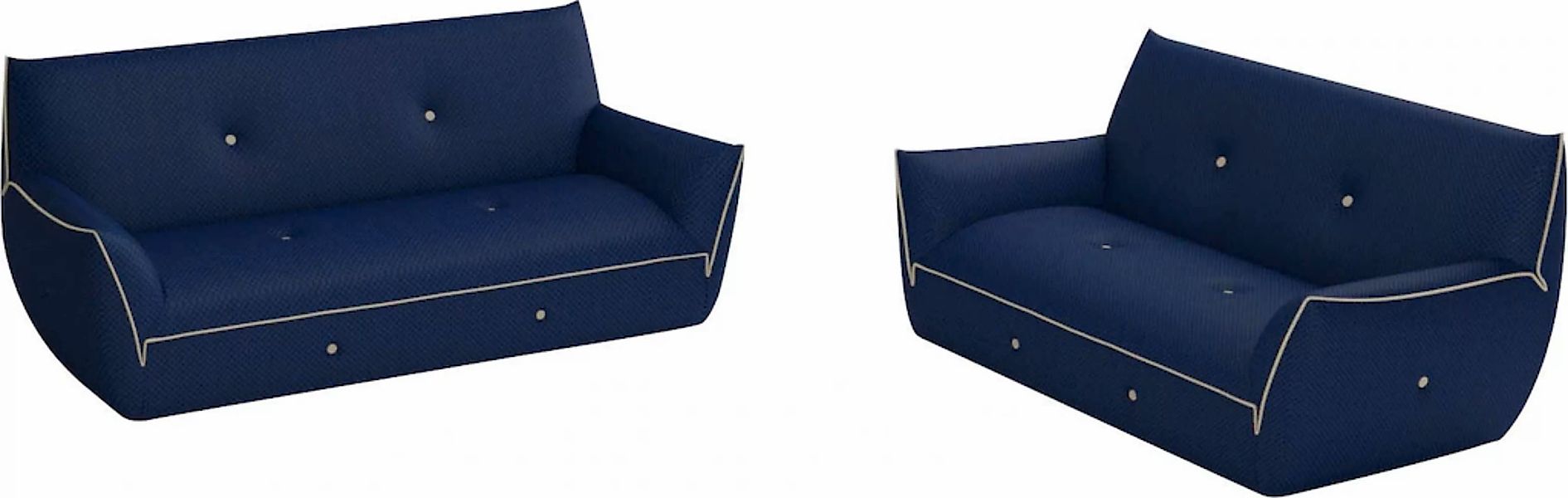 Egoitaliano Polstergarnitur »Yuki, extravagantes Design und höchster Sitzko günstig online kaufen