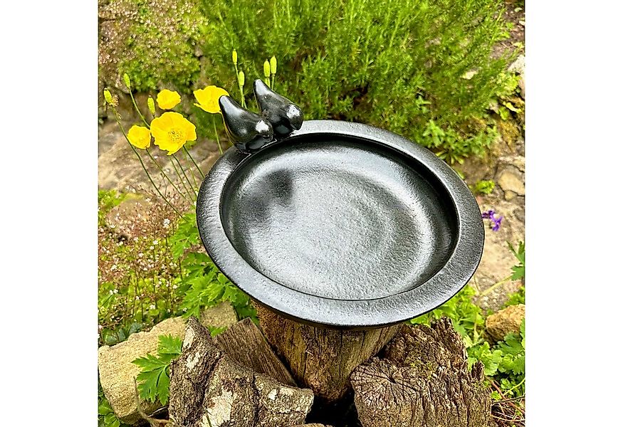 Antikas Futterstation Vogeltränke, Vogelbad - Schwarz, Tränke für Vögel, Wa günstig online kaufen