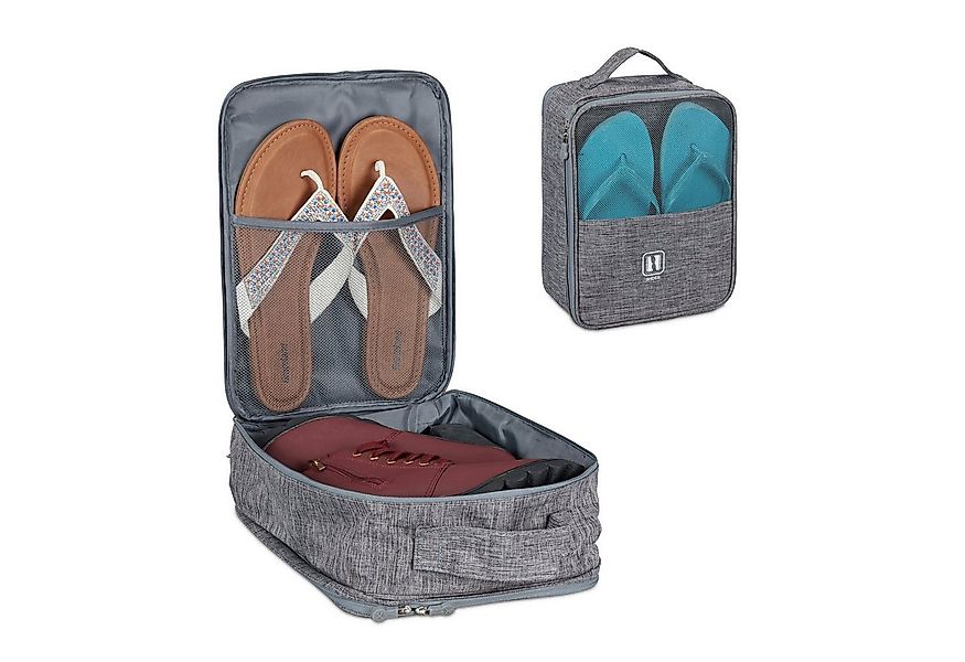 relaxdays Reisetasche 2er Set Schuhtasche Reise günstig online kaufen