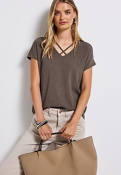 STREET ONE Shirttop mit Struktur günstig online kaufen