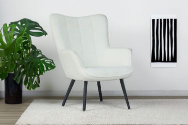 byLIVING Sessel Uta (Bezug: Samt, Webstoff, günstig online kaufen