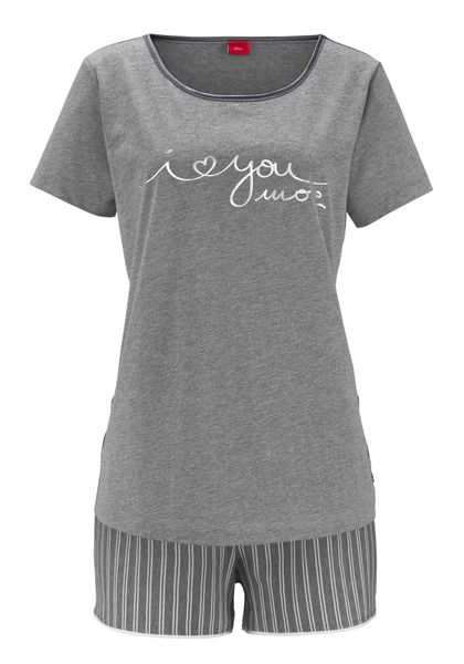 s.Oliver Shorty 2 Stk. tlg., mit Streifen Muster günstig online kaufen