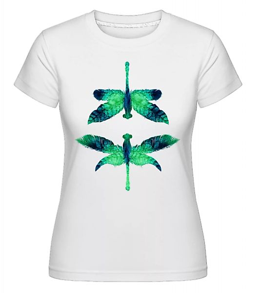 Blatt Libelle · Shirtinator Frauen T-Shirt günstig online kaufen