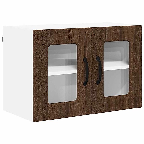 vidaXL Küchenwandschrank mit Regal Braun Eichen-Optik 60 x 31 x 40 cm 88532 günstig online kaufen