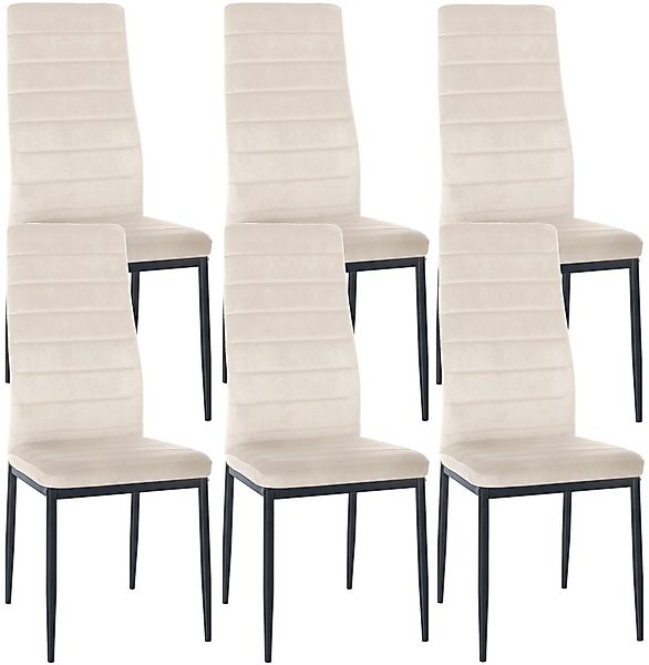CLP Esszimmerstuhl Mayfair (6er Set), gepolstert günstig online kaufen