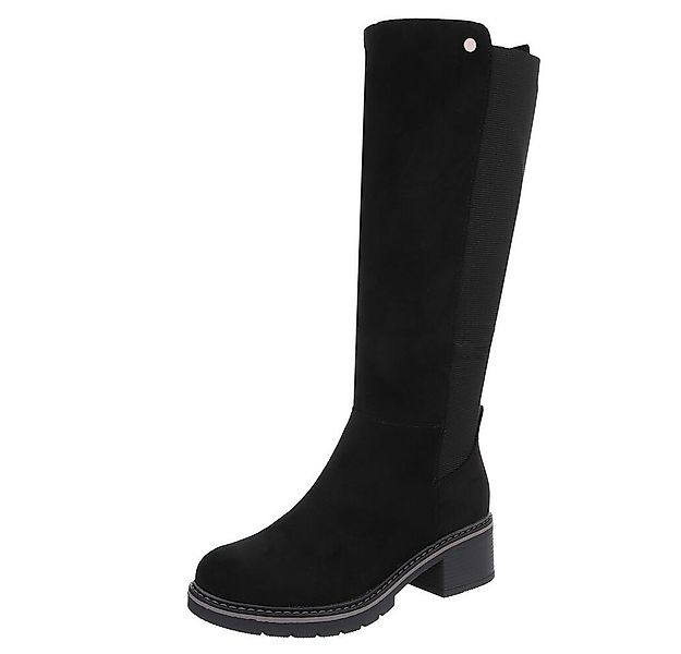Ital-Design Modische Stiefeletten mit stabilem Absatz für Damen Stiefel (90 günstig online kaufen