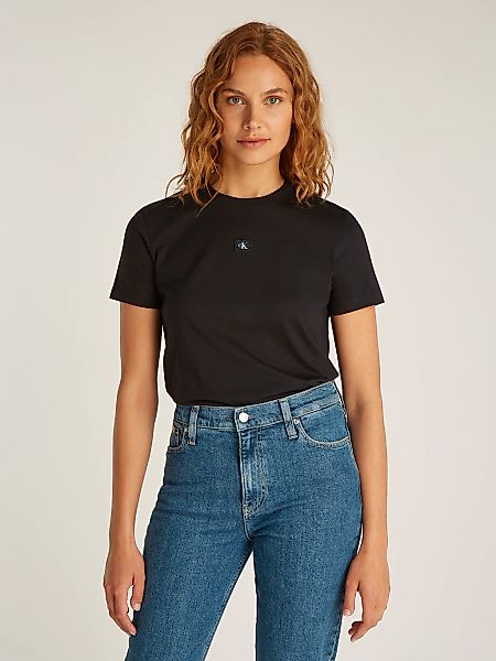 Calvin Klein Jeans T-Shirt "WOVEN LABEL REGULAR TEE", mit Logo günstig online kaufen