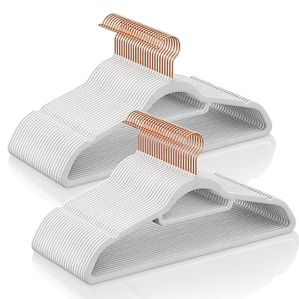 SONGMICS Kleiderbügel Bügel, (50-tlg), Samt Bügel, günstig online kaufen
