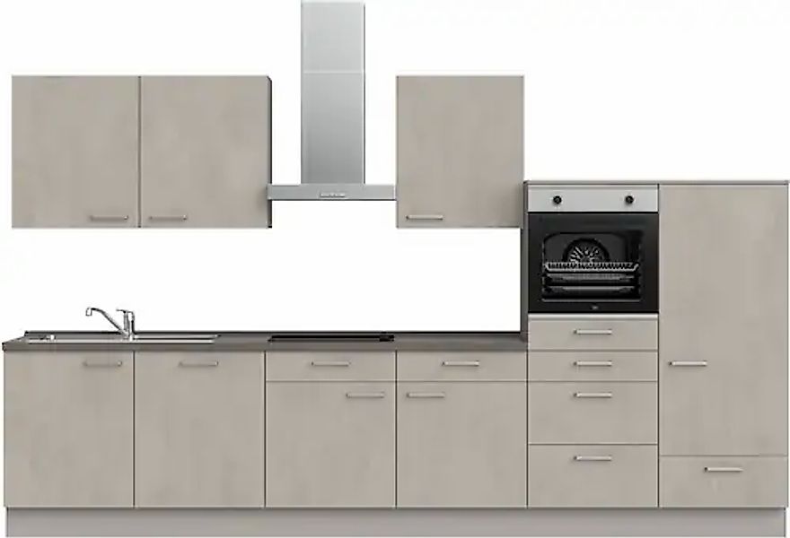 nobilia® Küchenzeile »"Riva I"« vormontiert, Ausrichtung wählbar, Breite 36 günstig online kaufen