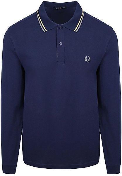 Fred Perry Langarm-Poloshirt Navy 48A - Größe XL günstig online kaufen