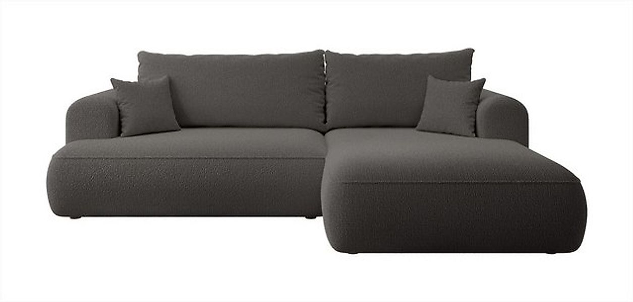 Selsey Ecksofa OVO, Schlaffunktion 142x210 cm, Bettkasten, Boucle-Bezug günstig online kaufen