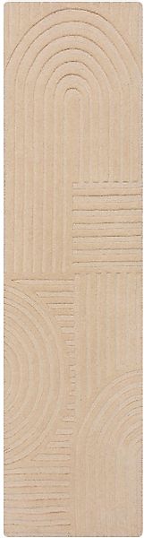 FLAIR RUGS Wollteppich "Zen Garden, modern & mit Linien" 10 mm Höhe 100% Wo günstig online kaufen
