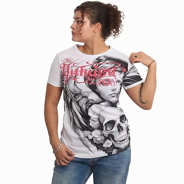 YAKUZA Rundhalsshirt Angelic mit Rippbündchen günstig online kaufen