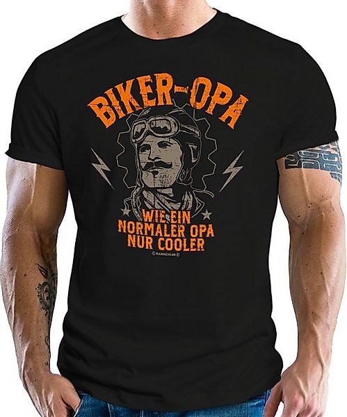 RAHMENLOS® T-Shirt Biker Opa für coole Großväter günstig online kaufen