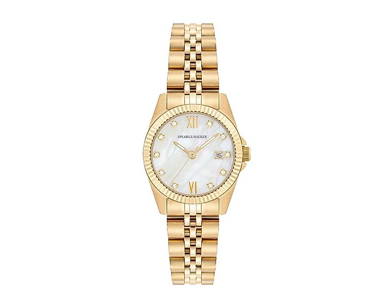 Spears & Walker Quarzuhr gelbgold günstig online kaufen
