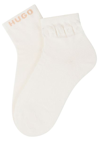 HUGO Underwear Kurzsocken "MESH LOGO" 2 Paar tlg. Einsätze aus halbtranspar günstig online kaufen