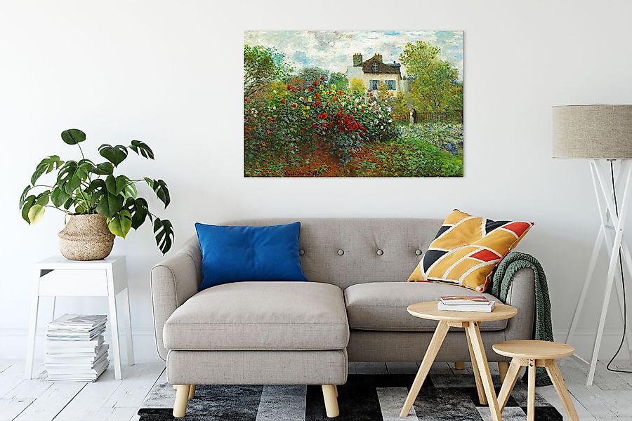 Pixxprint Leinwandbild Claude Monet - Des günstig online kaufen