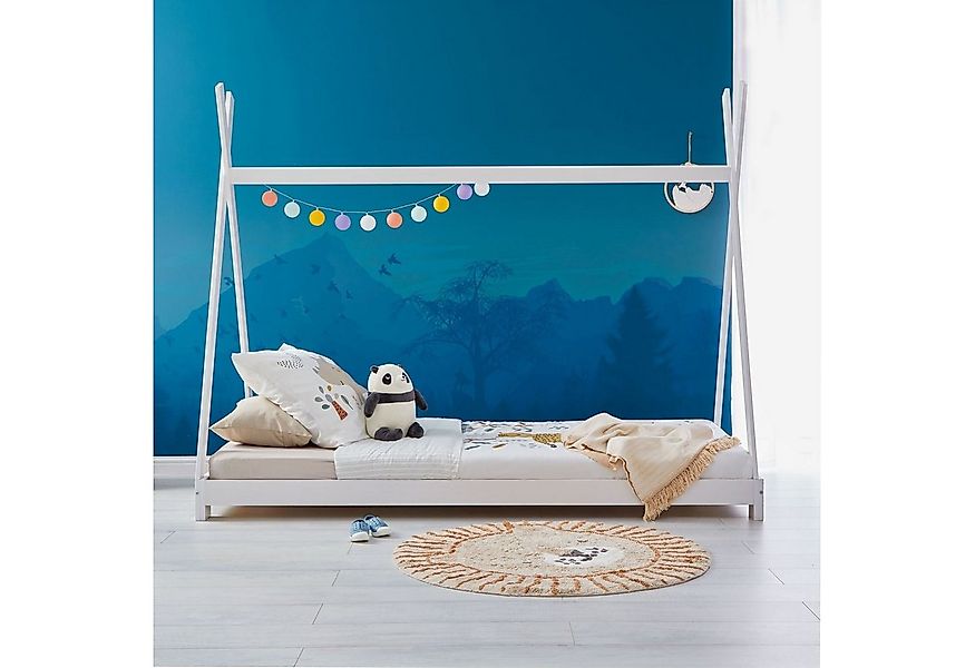 IDIMEX Kinderbett ELIN, Tipibett Hausbett Spielbett Zeltbett Zelt Tipi Bett günstig online kaufen